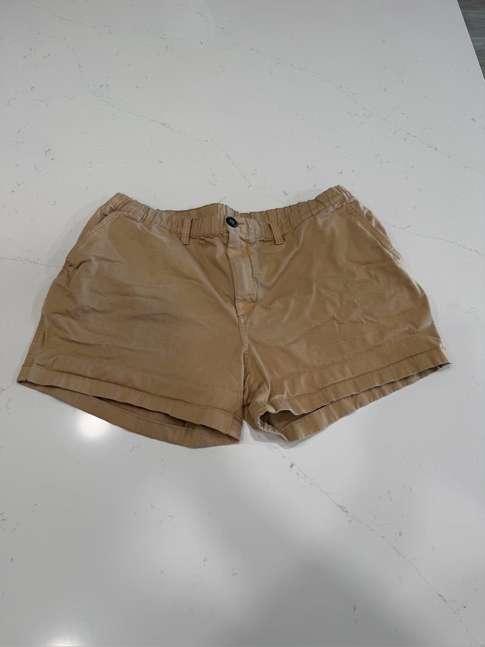 chubbies Men's Tan Flat-Front Casual Shorts - XXL